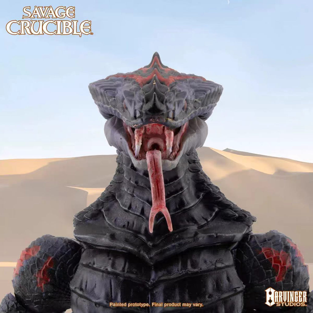 【Pre-Order】Harvinger Studios Savage Forge 4-Wave Khan Snake Man 7-inch Articulated Figure