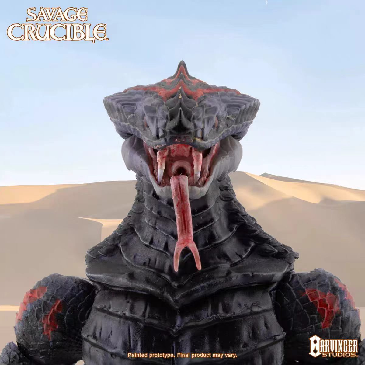 【Pre-Order】Harvinger Studios Savage Forge 4-Wave Khan Snake Man 7-inch Articulated Figure