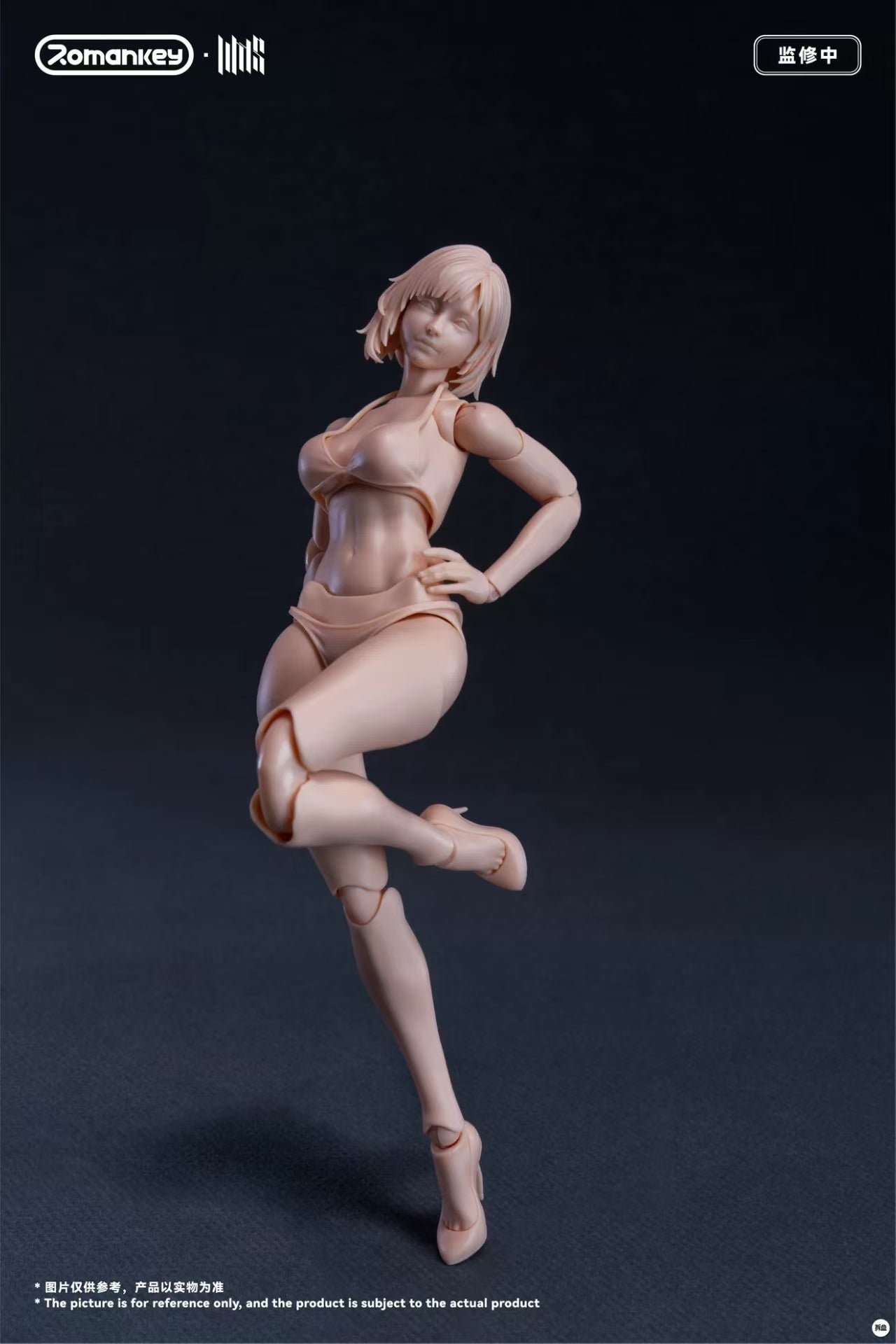 【Pre-Order】Romankey UMS004 1/12 Super Articulated Female Body Mia (Unpainted)