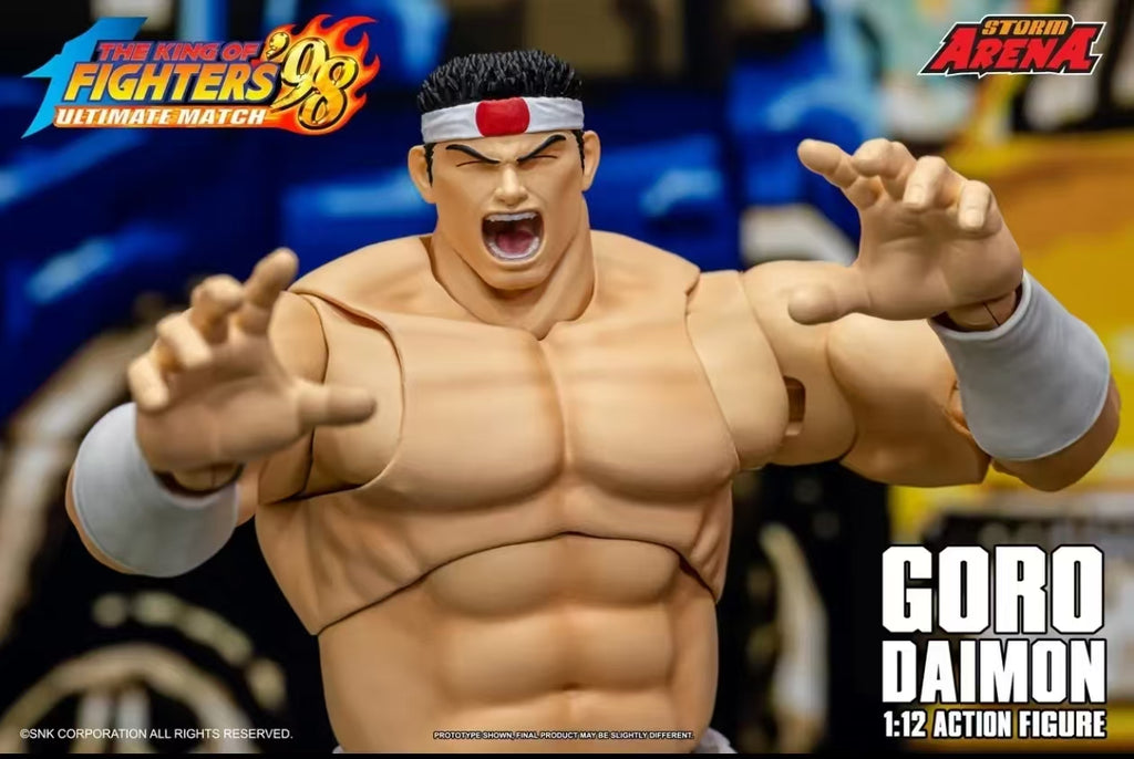 [In Stock] STORM 1/12 KOF '98 Ultimate Match Goro Daimon Figure, Action Figure