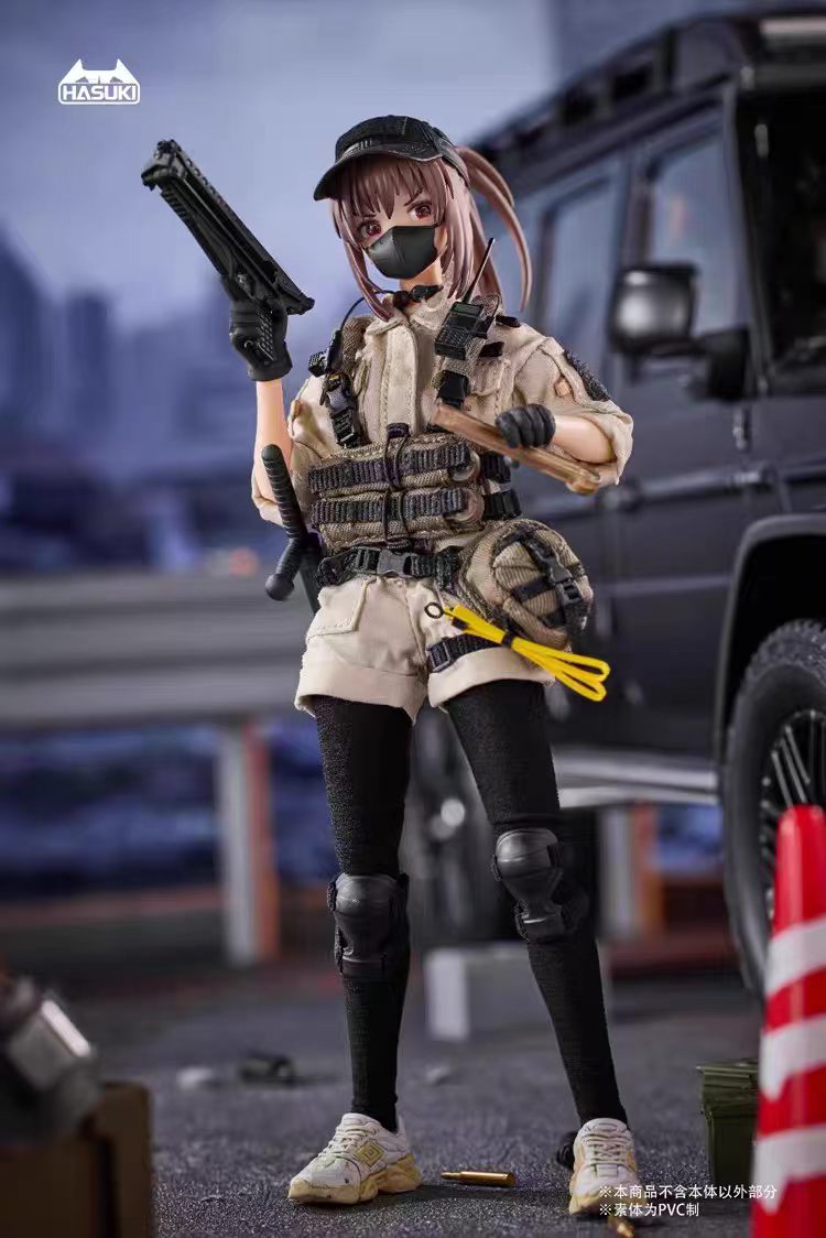 [In Stock] HASUKI 1/12 PA006 Guardian Armed Gunner Reizei Hiseo Articulated Figure