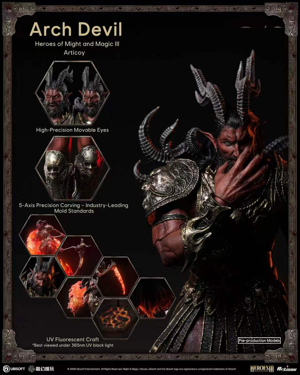 【Pre-Order】Fusion Model Toys 1/12 Scale Classic Game Heroes of Might and Magic III Arch Devil