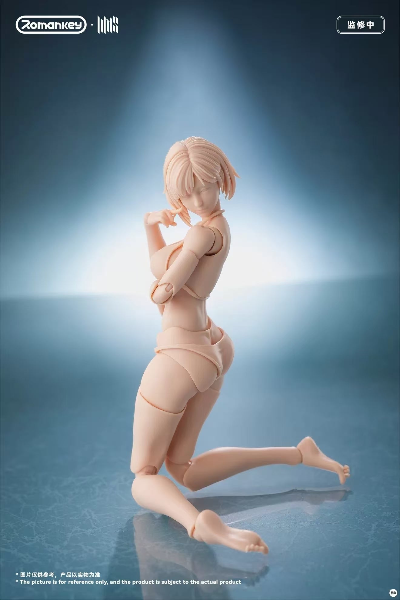 【Pre-Order】Romankey UMS004 1/12 Super Articulated Female Body Mia (Unpainted)