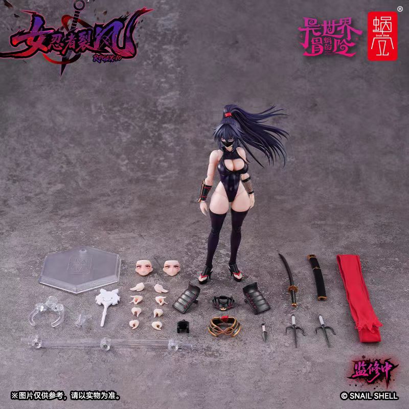 【Pre-Order】Snail's Shell: Snail's Otherworldly Adventure RPGEX-10 Female Ninja Rift 1/12 Scale Articulated Figure, Accessory Pack