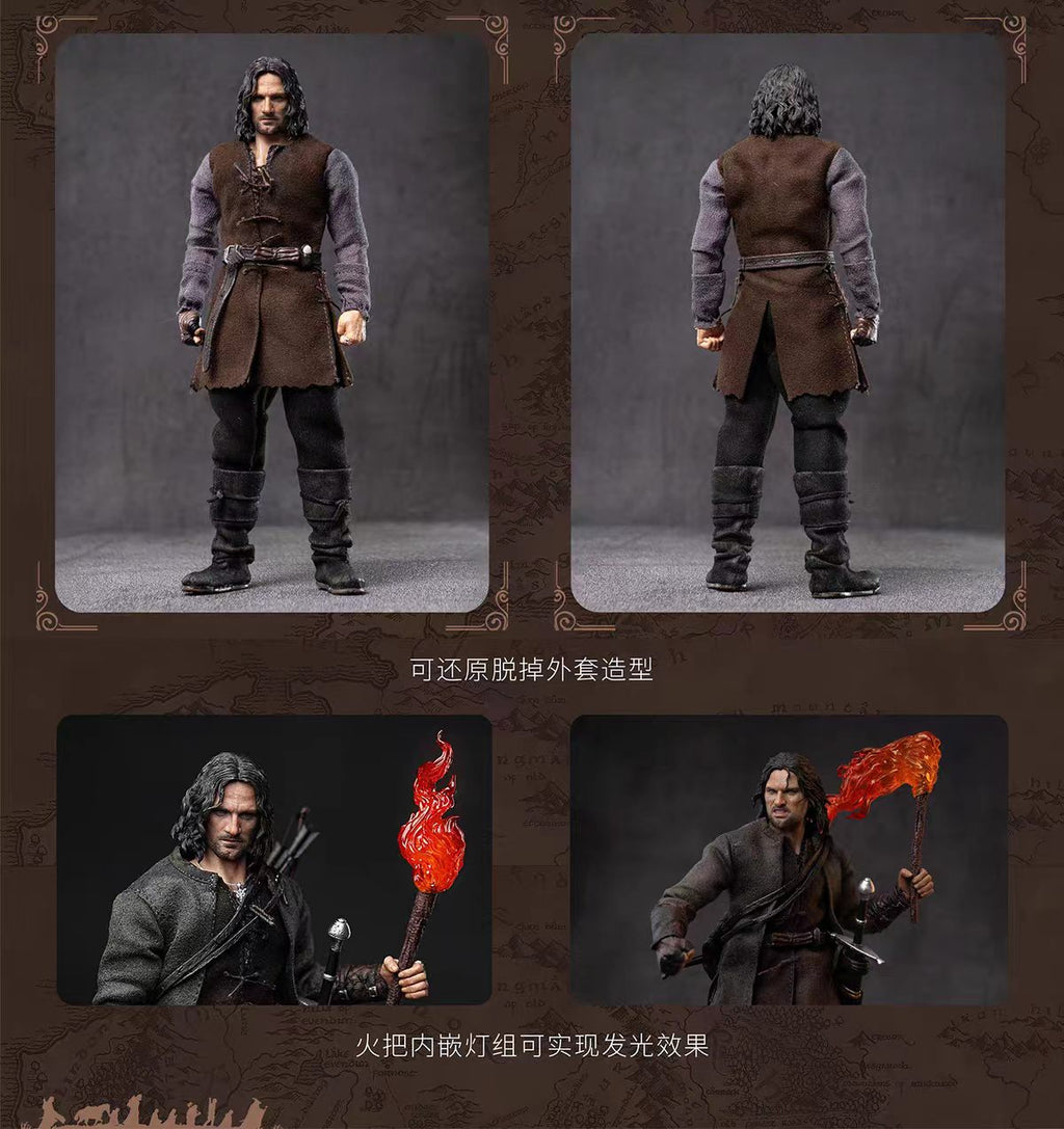 [Pre-Order]Yuanye Culture / Feiwan Toys: *The Lord of the Rings* – Aragorn (1/12 Scale Articulated Figure with Fabric Clothing)