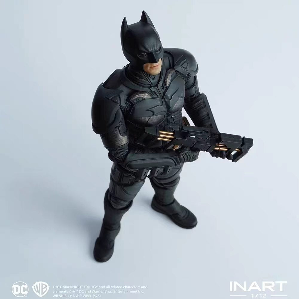 【In Stock】INART Batman: The Dark Knight Rises - Bale Batman 1/12 Scale Action Figure Deluxe Edition