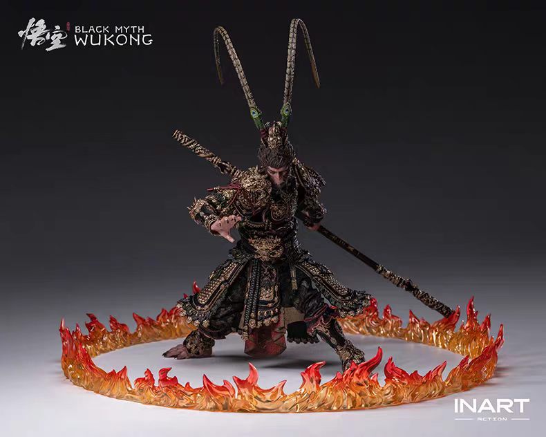 【Pre-Order】INART Action Black Myth: Wukong Great Sage Golden Armor Set 1/12 Scale Articulated Figure