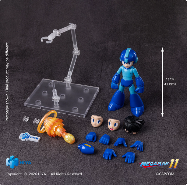 【Pre-Order】HIYA Toys 12CM Mega Man Original Series Mega Man Action Figure