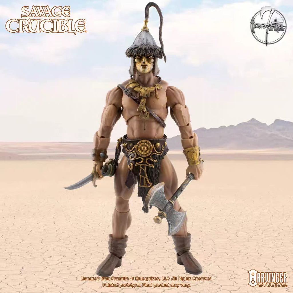【Pre-Order】Harvinger Studios Savage Forge 4-Wave Khan Snake Man 7-inch Articulated Figure