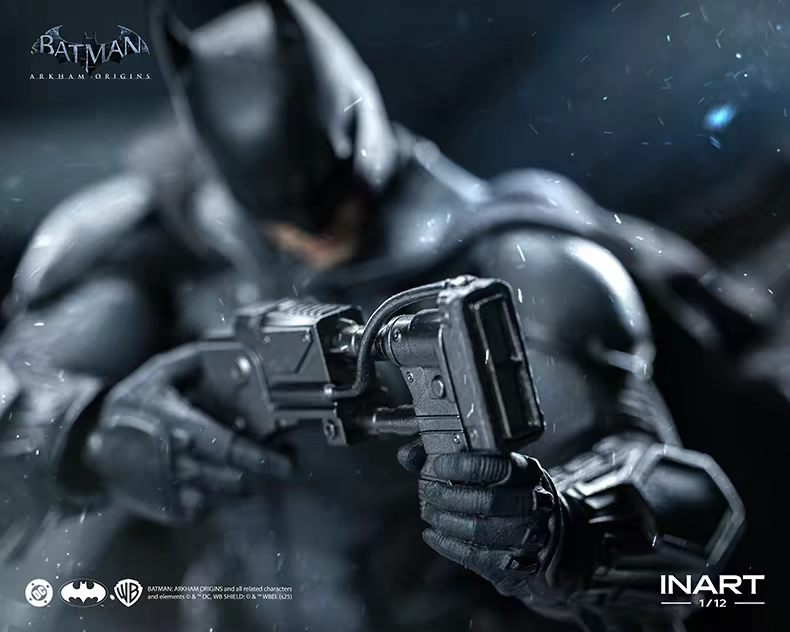 [In Stock] INART Batman: Arkham Origins Batman 1/12 Scale Action Figure&nbsp;
