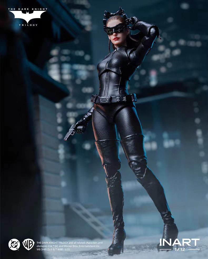 【In Stock】INART Original 1/12 Batman: The Dark Knight Trilogy Catwoman Selena Kyle Anime Action Figure