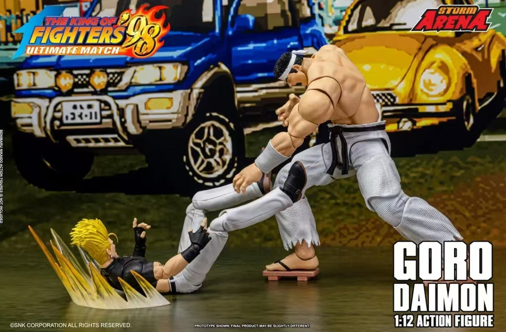 [In Stock] STORM 1/12 KOF '98 Ultimate Match Goro Daimon Figure, Action Figure