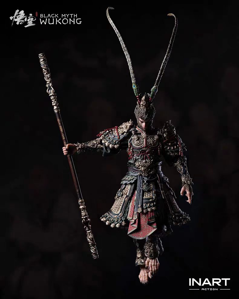 【Pre-Order】INART Action Black Myth: Wukong Great Sage Golden Armor Set 1/12 Scale Articulated Figure