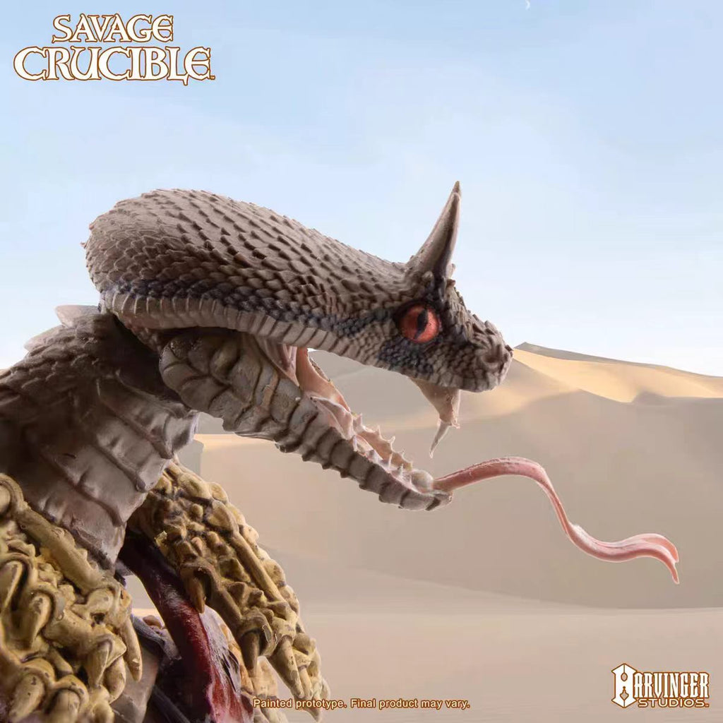 【Pre-Order】Harvinger Studios Savage Forge 4-Wave Khan Snake Man 7-inch Articulated Figure