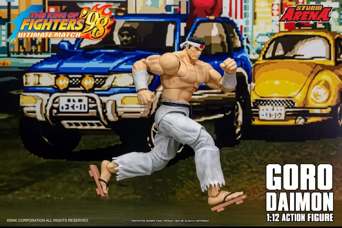 [In Stock] STORM 1/12 KOF '98 Ultimate Match Goro Daimon Figure, Action Figure