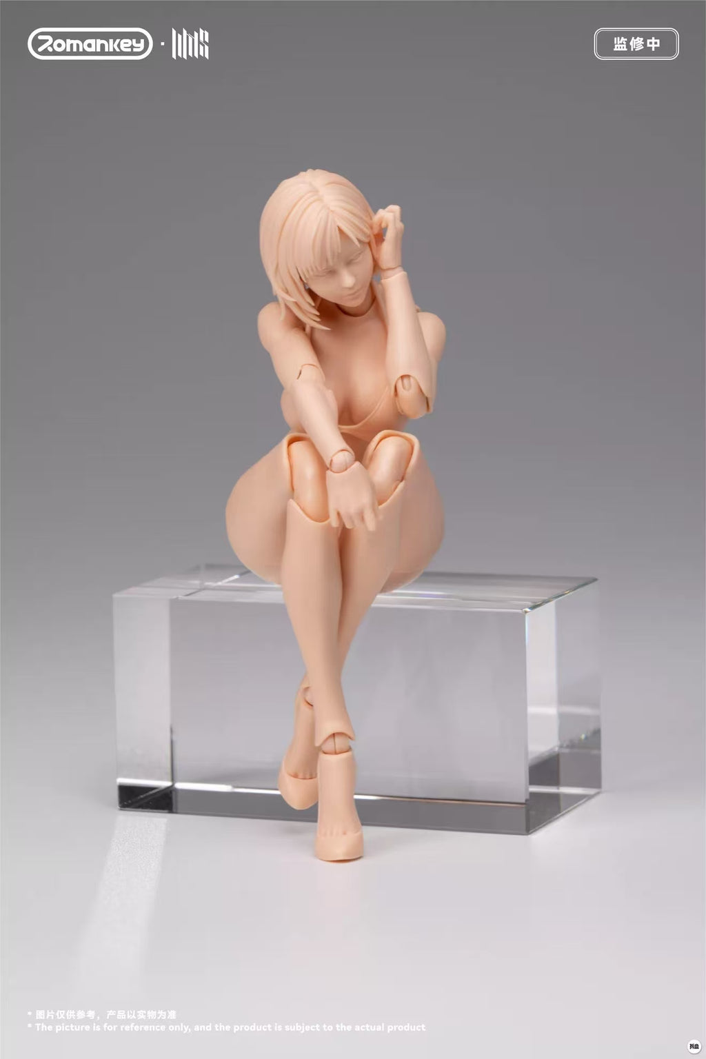 【Pre-Order】Romankey UMS004 1/12 Super Articulated Female Body Mia (Unpainted)