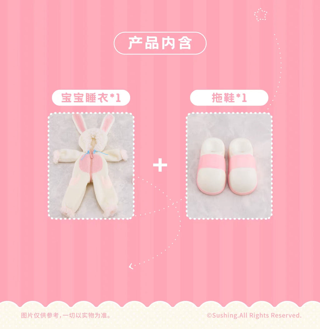 【Pre-order】Sushing Baby Pajamas, Slippers, Female Soldier Costume Accessory Pack (without figure)&nbsp;