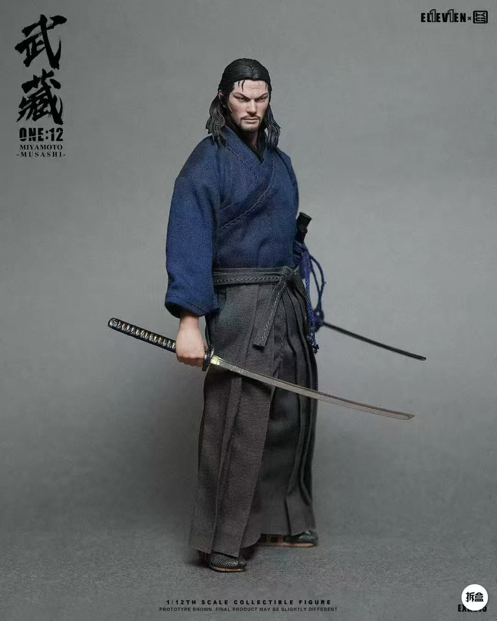 【Pre-Order】Eleven Miyamoto Musashi 1/12 Scale Articulated Figure