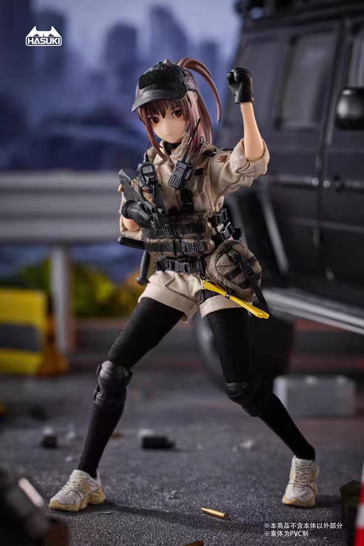 [In Stock] HASUKI 1/12 PA006 Guardian Armed Gunner Reizei Hiseo Articulated Figure