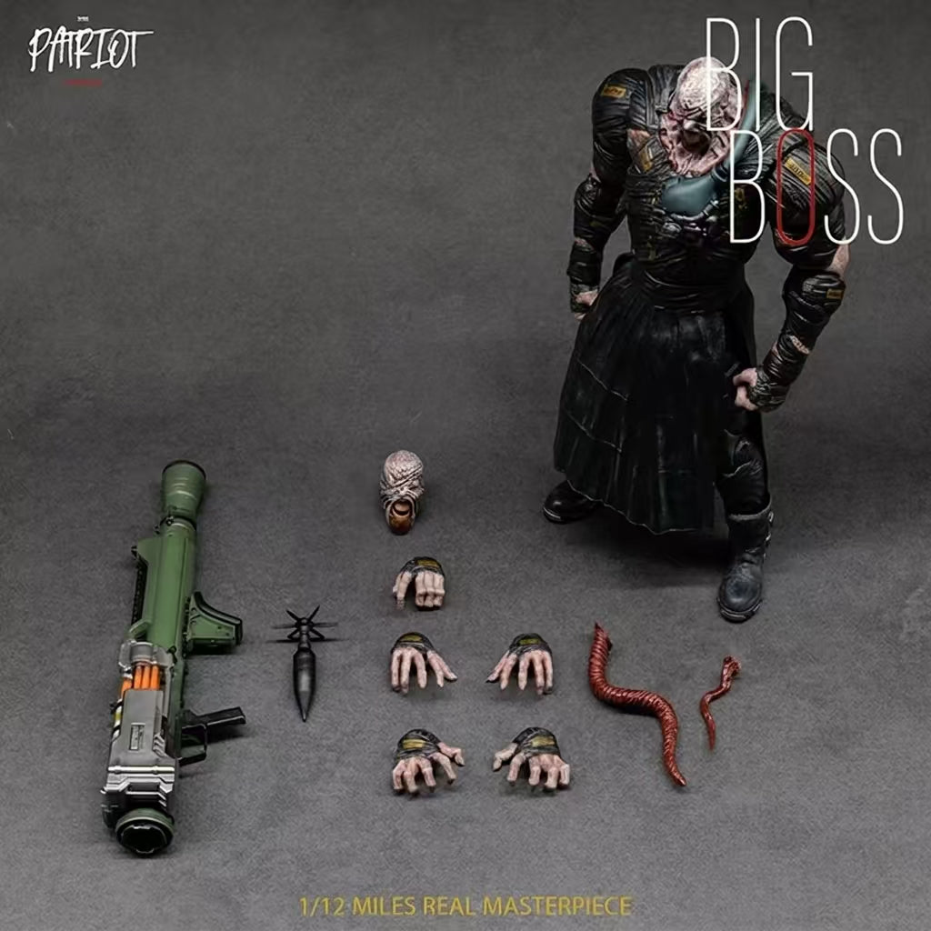 【In Stock】Patriot Studio Biohazard Chaser/BIG BOSS Action Figure