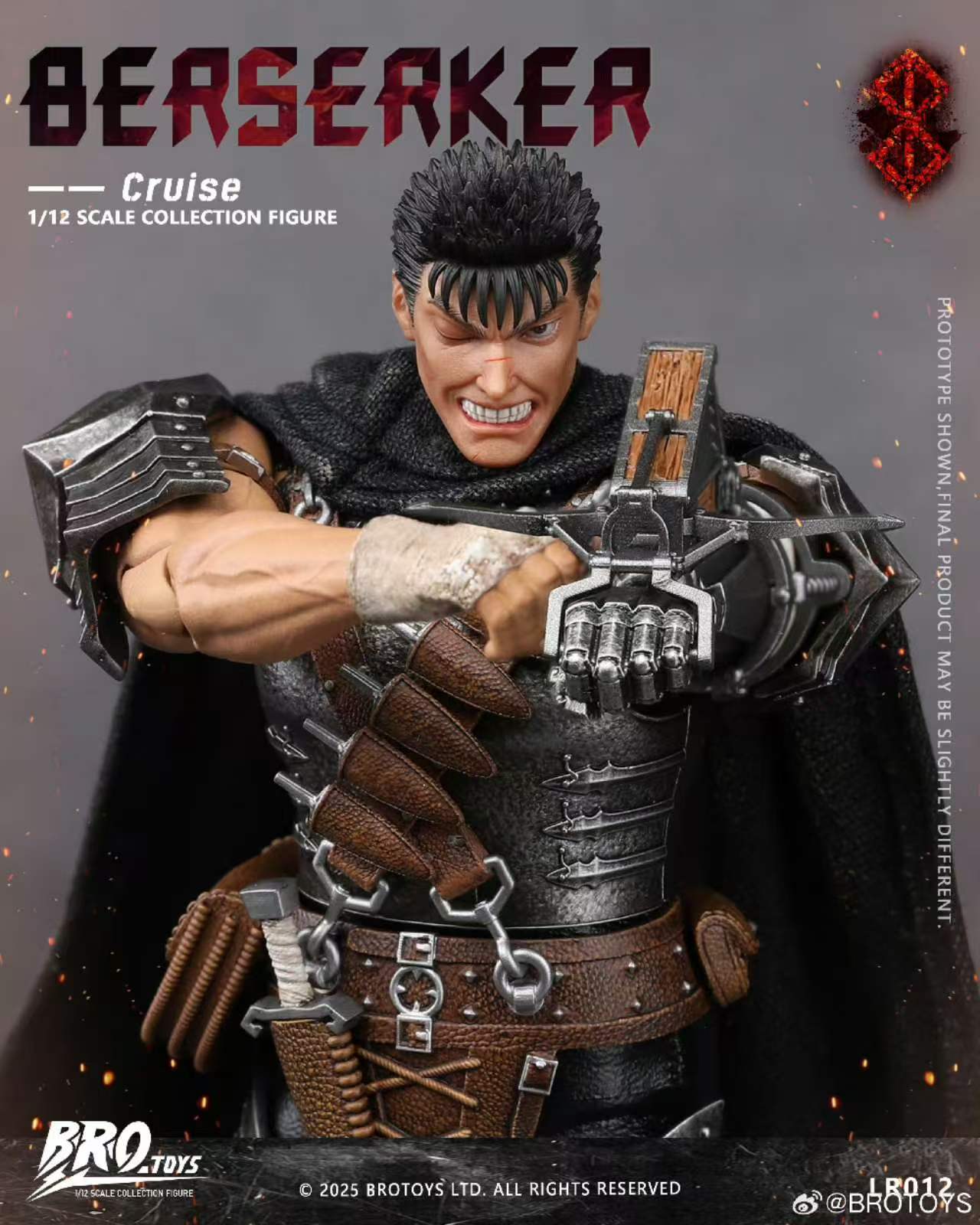【Pre-Order】BROTOYS 1/12  Berserker - Cruise 1/12 Action Figure