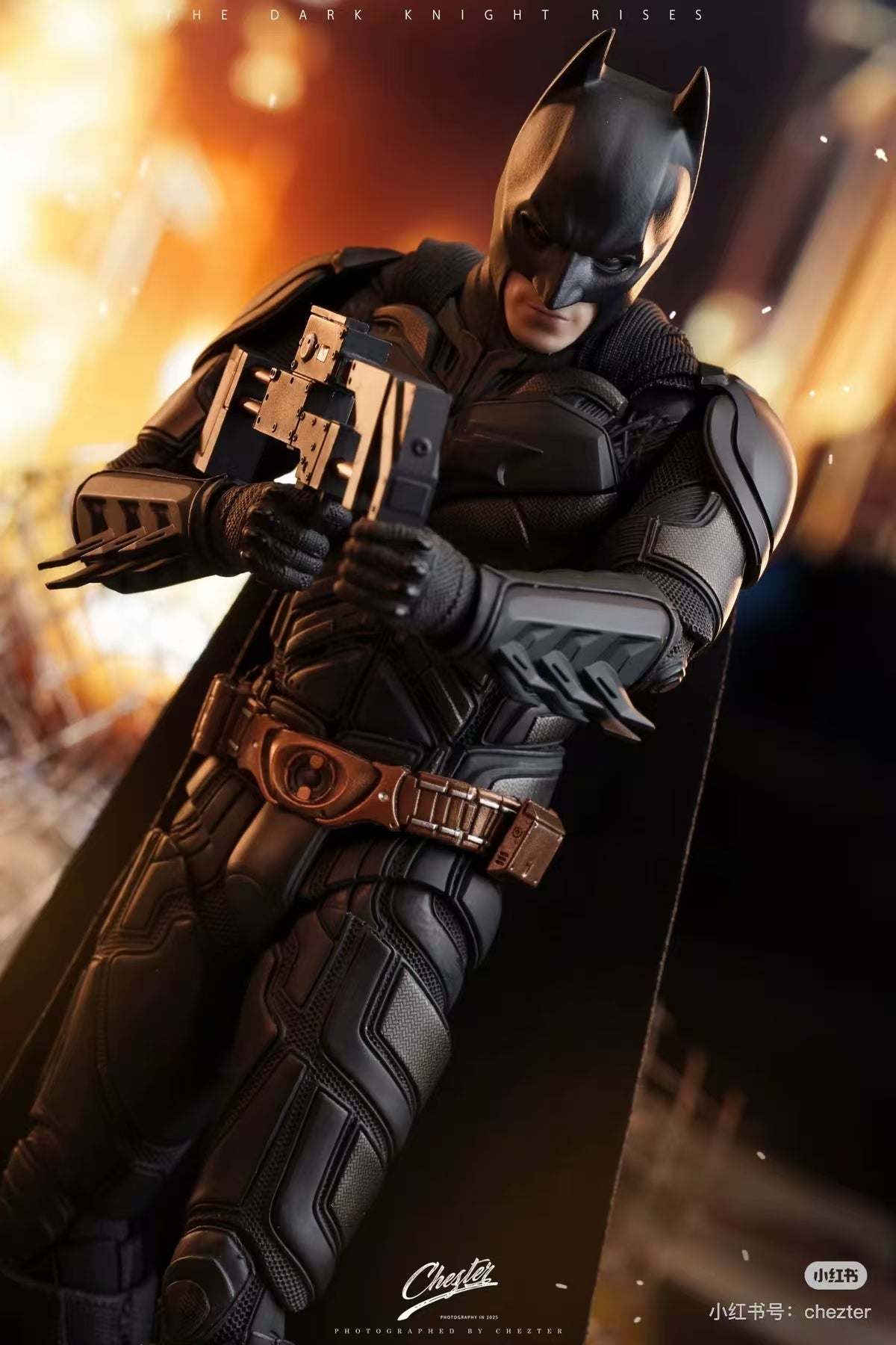 【In Stock】INART Batman: The Dark Knight Rises - Bale Batman 1/12 Scale Action Figure Deluxe Edition
