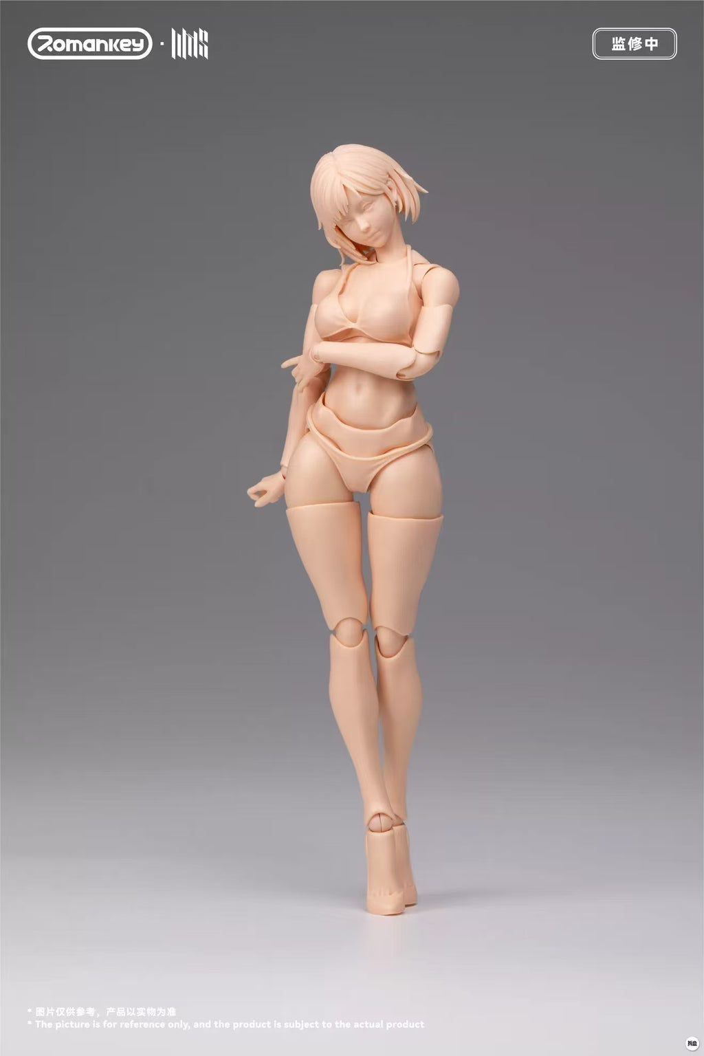 【Pre-Order】Romankey UMS004 1/12 Super Articulated Female Body Mia (Unpainted)