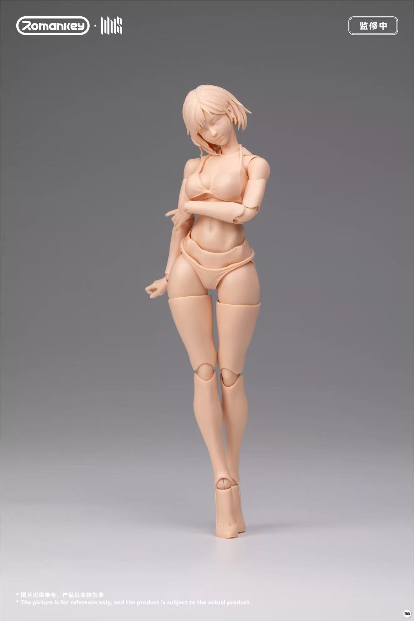 【Pre-Order】Romankey UMS004 1/12 Super Articulated Female Body Mia (Unpainted)