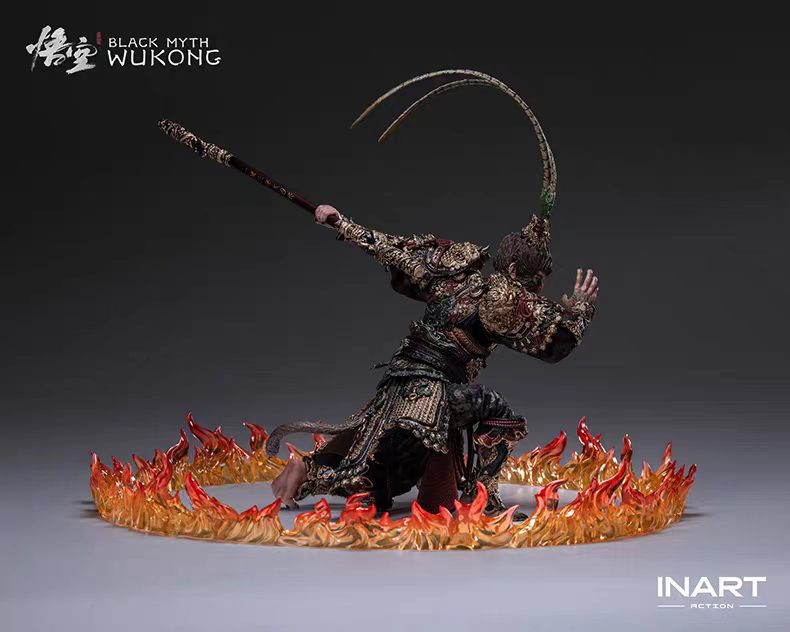 【Pre-Order】INART Action Black Myth: Wukong Great Sage Golden Armor Set 1/12 Scale Articulated Figure