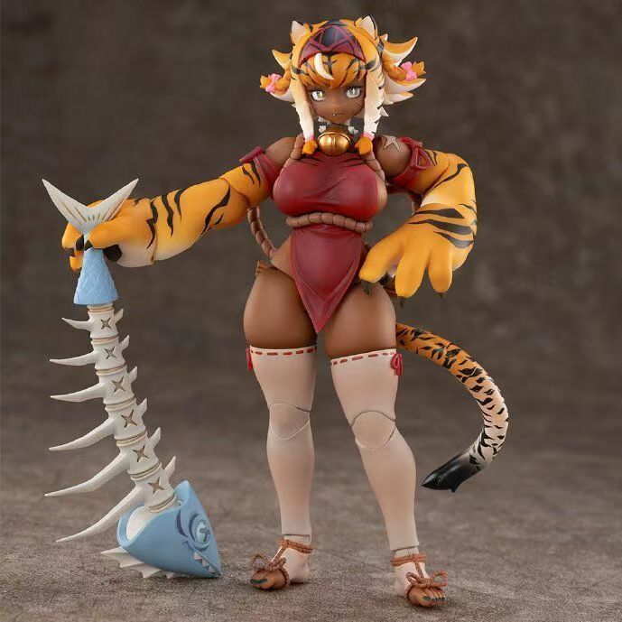 [In Stock] Snail Shell RPG-04 Tiger Girl Garu: Snail's Otherworld Adventure 1/12 Scale Articulated Figure