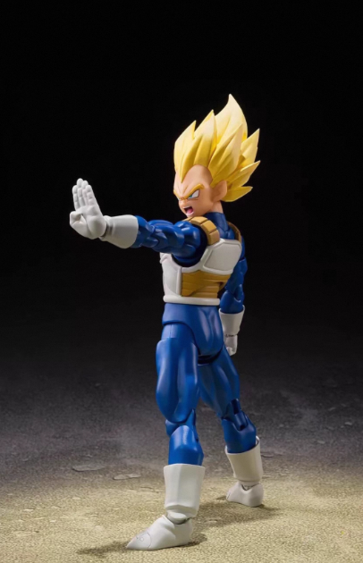 【In Stock】Bandai SHF Dragon Ball Z Super Saiyan Vegeta Dangerous Pride 3.0