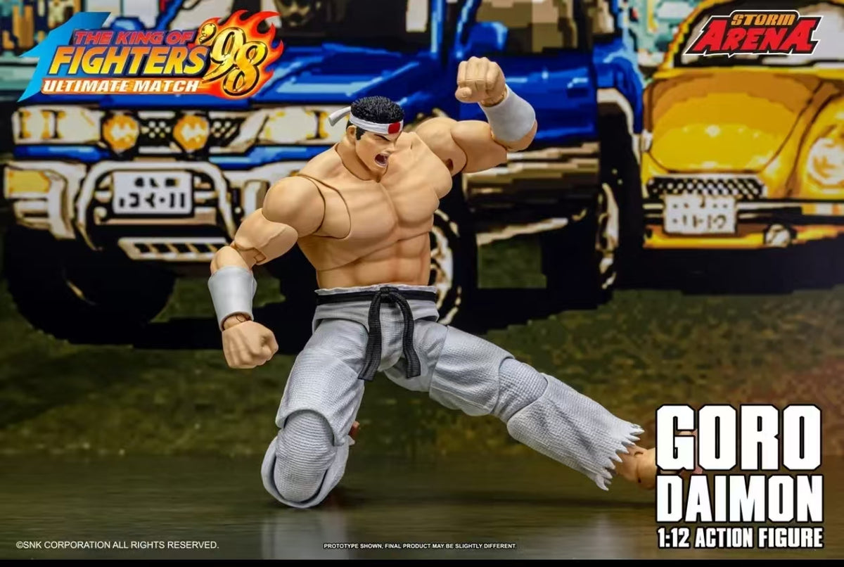 [In Stock] STORM 1/12 KOF '98 Ultimate Match Goro Daimon Figure, Action Figure
