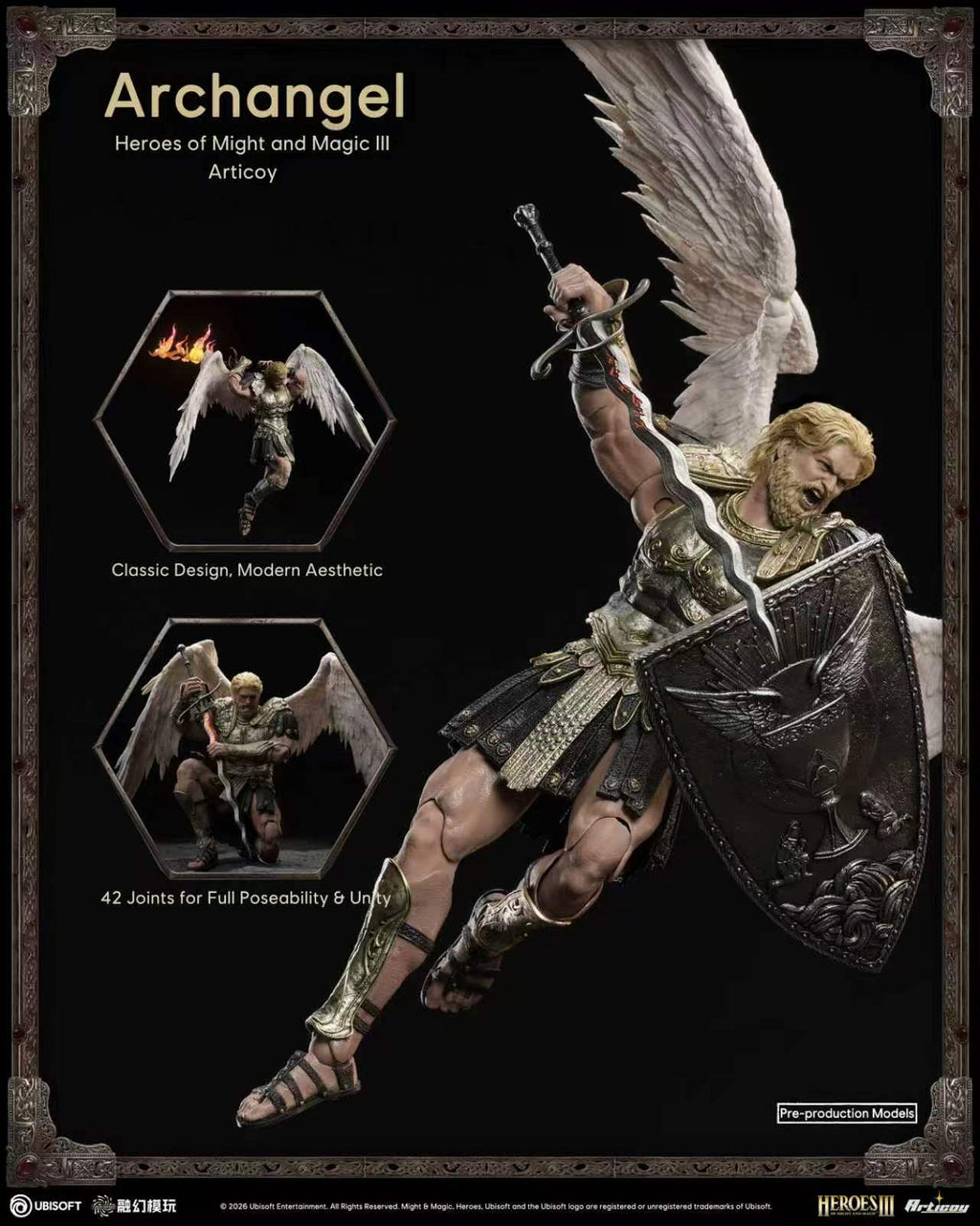 【Pre-Order】 Fusion Model Toys 1/12 Scale Classic Game Heroes of Might and Magic III: Archangel