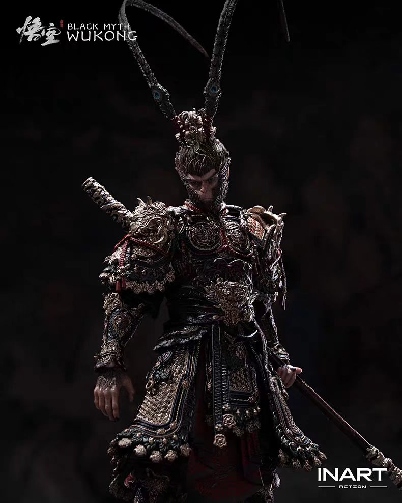 【Pre-Order】INART Action Black Myth: Wukong Great Sage Golden Armor Set 1/12 Scale Articulated Figure
