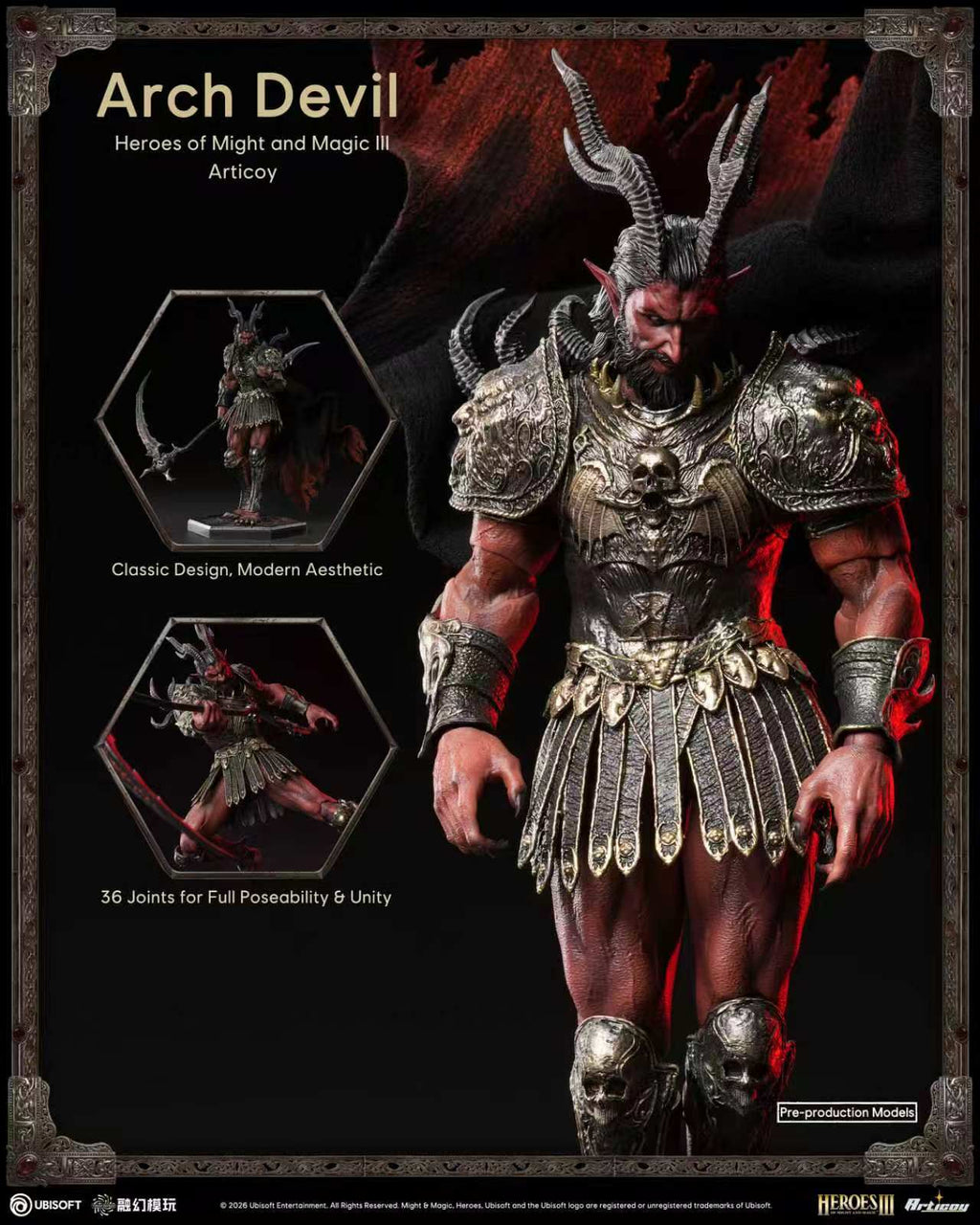 【Pre-Order】Fusion Model Toys 1/12 Scale Classic Game Heroes of Might and Magic III Arch Devil