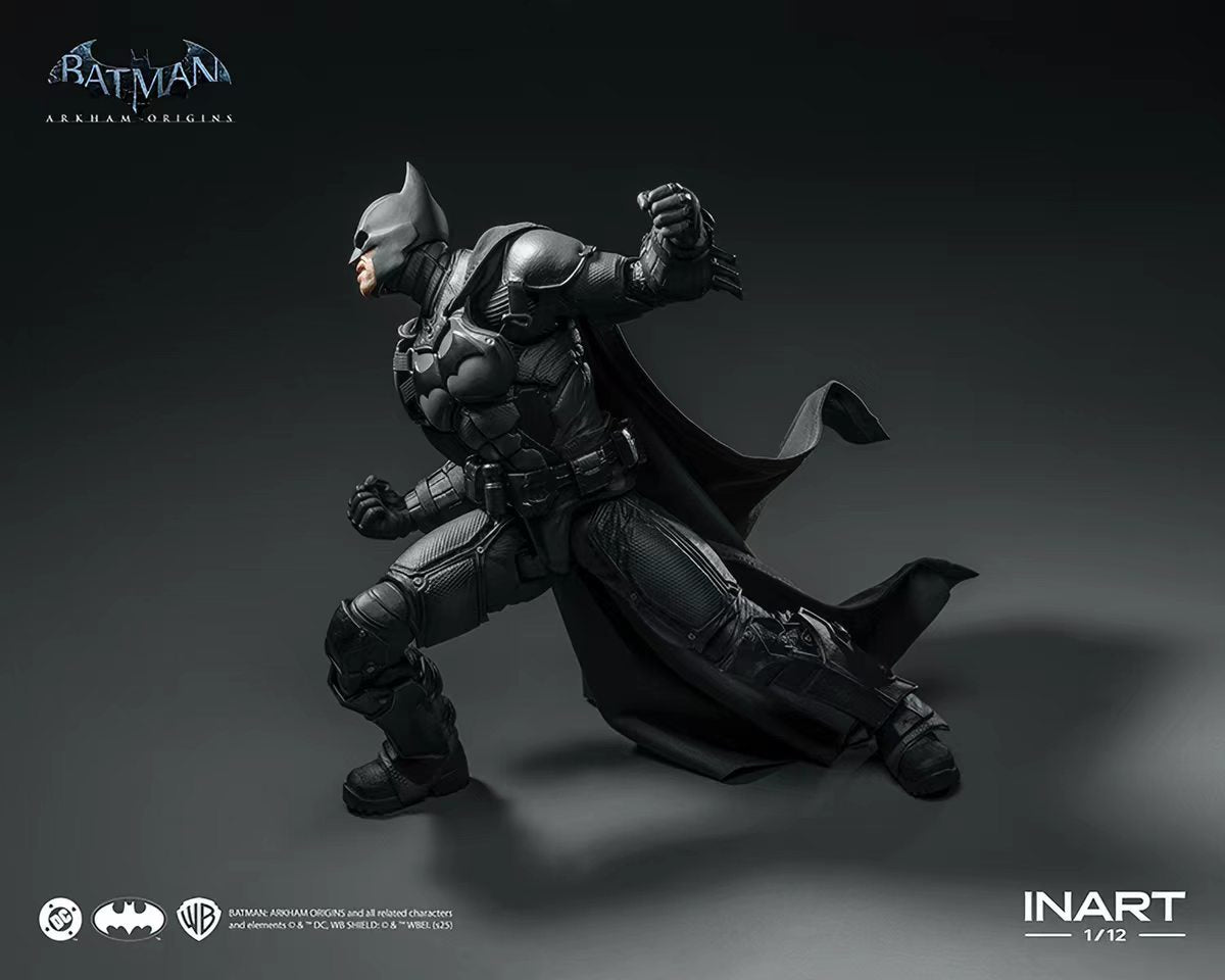 [In Stock] INART Batman: Arkham Origins Batman 1/12 Scale Action Figure&nbsp;