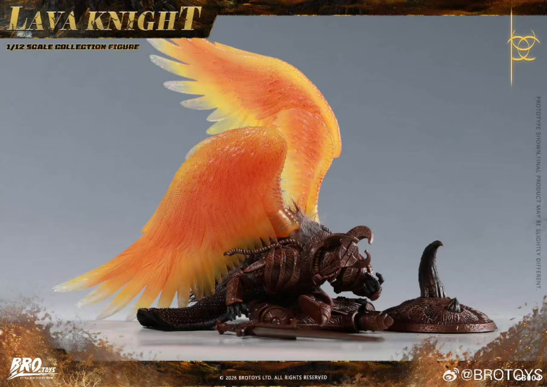 【Pre Order】 BROTOYS Lava Knight 1/12 Mobile Doll