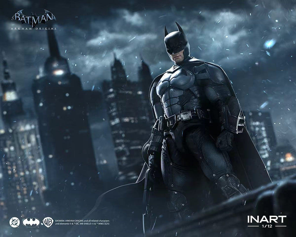 [In Stock] INART Batman: Arkham Origins Batman 1/12 Scale Action Figure&nbsp;
