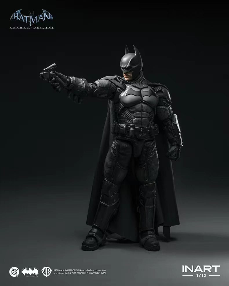 [In Stock] INART Batman: Arkham Origins Batman 1/12 Scale Action Figure&nbsp;