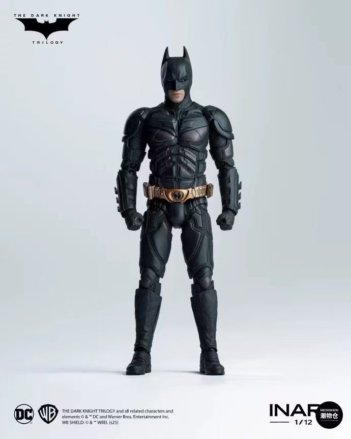 【In Stock】INART Batman: The Dark Knight Rises - Bale Batman 1/12 Scale Action Figure Deluxe Edition