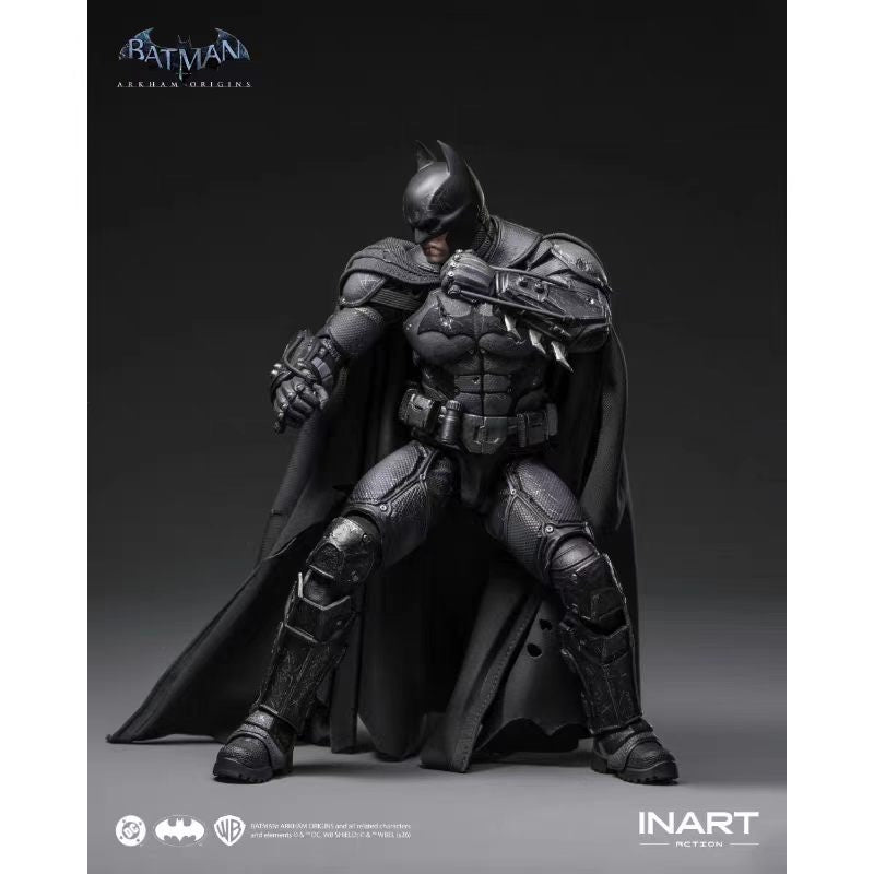 【Pre-Order】 INART Action 1/12 Batman: Arkham Origins Battle-Damaged Batman Figure